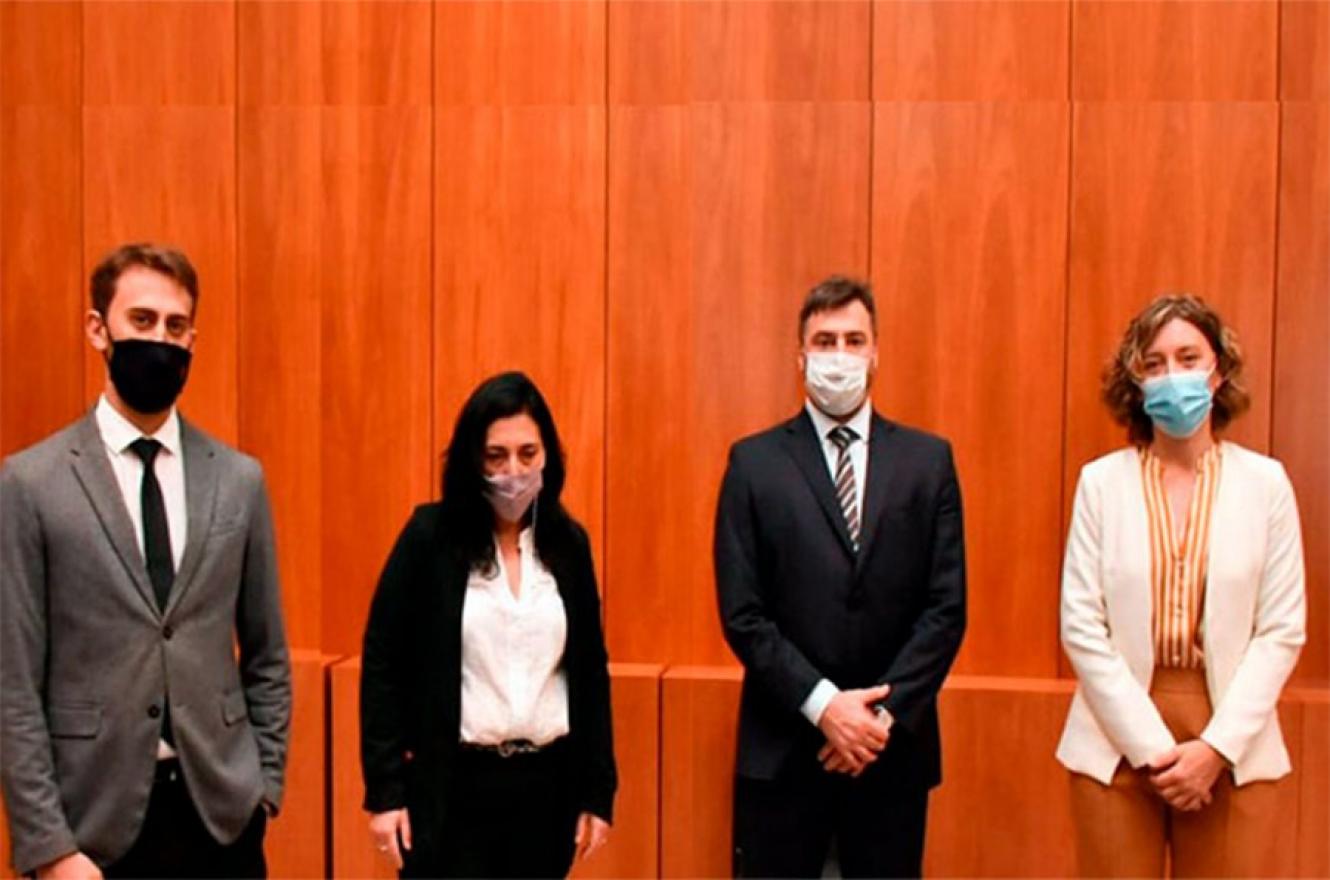 Gonzalo Badano, Patricia Yedro, Juan Francisco Ramírez Montrull y Cecilia Goyeneche.