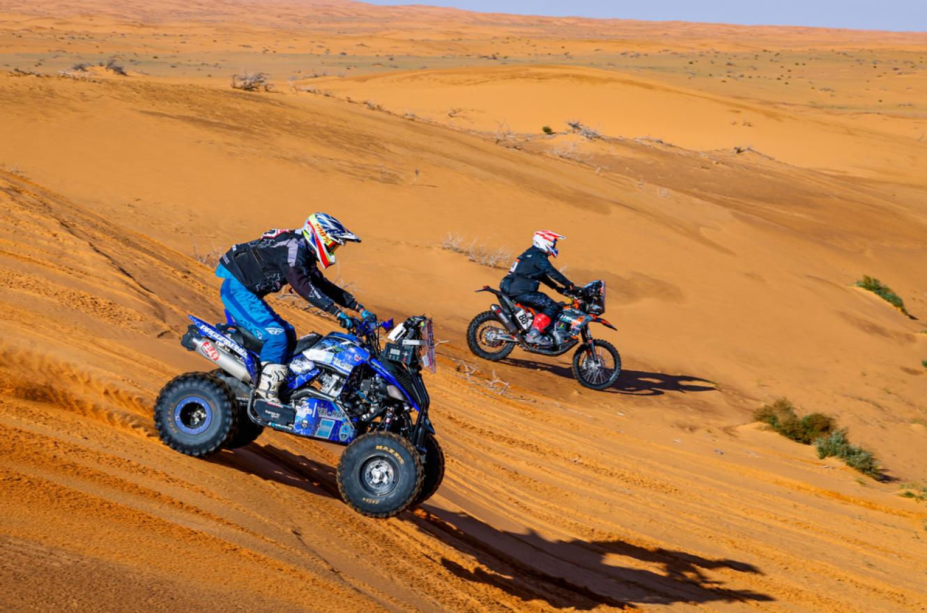 Victoria argentina en el Rally Dakar: Moreno Flores ganó la quinta etapa de quads