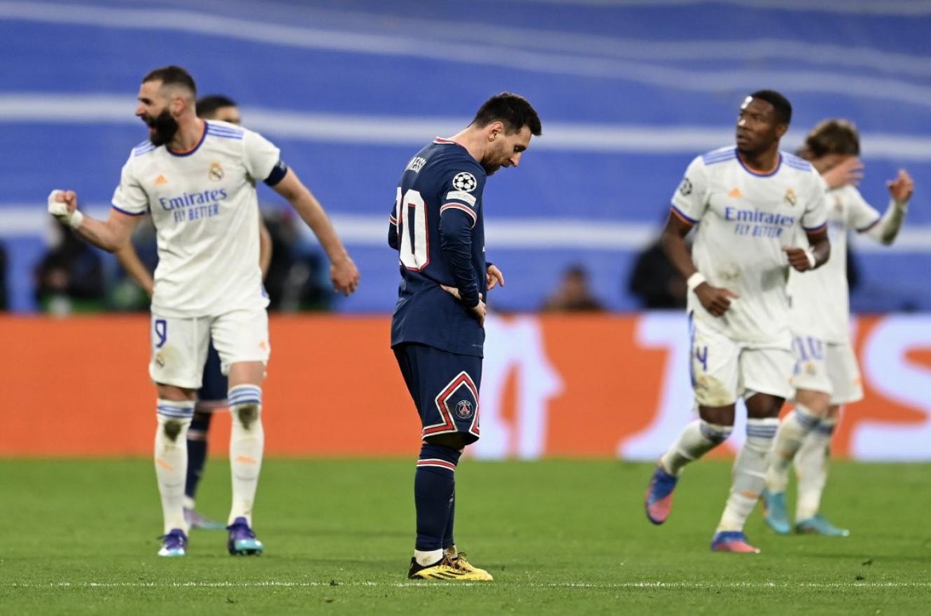 Real Madrid eliminó al PSG de Messi en los octavos de final de la Liga de Campeones