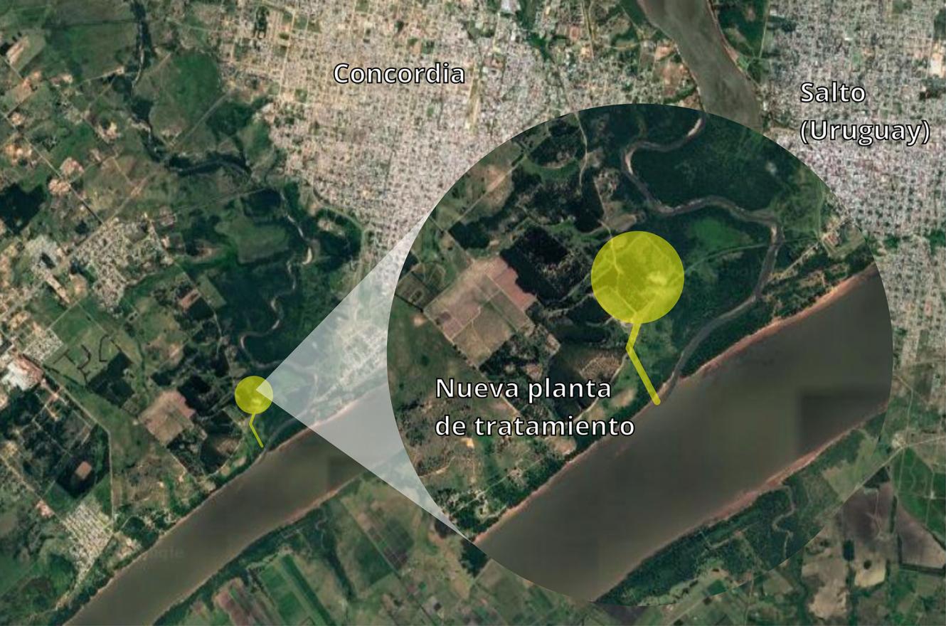 Licitaron la nueva planta de tratamiento de efluentes cloacales de Concordia
