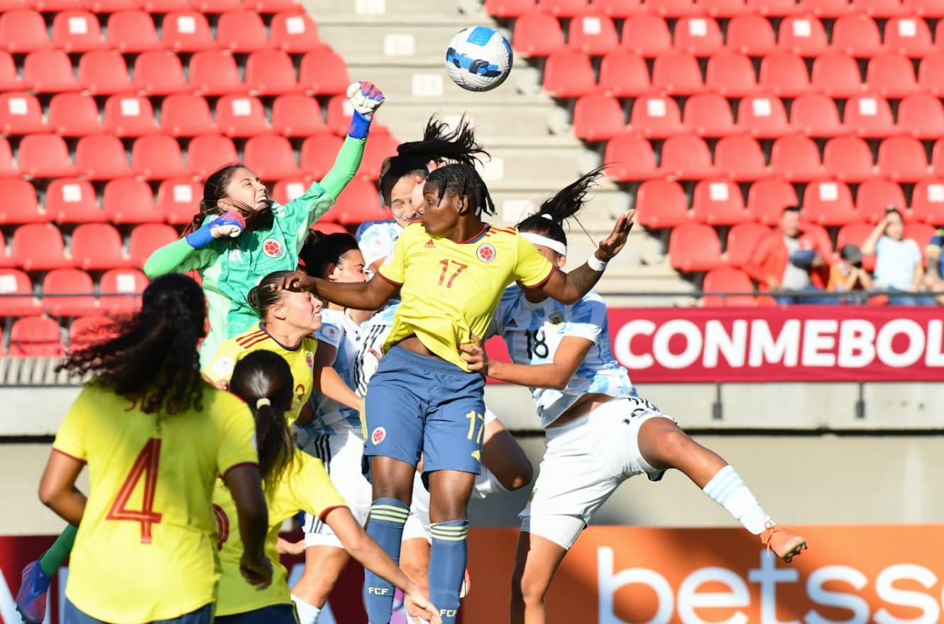Con la entrerriana Holzheier, Argentina igualó por segunda vez en el Sudamericano Sub 20