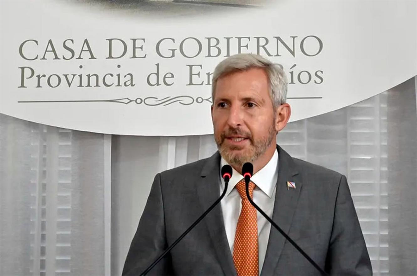 Imagen de archivo del gobernador Rogelio Frigerio.