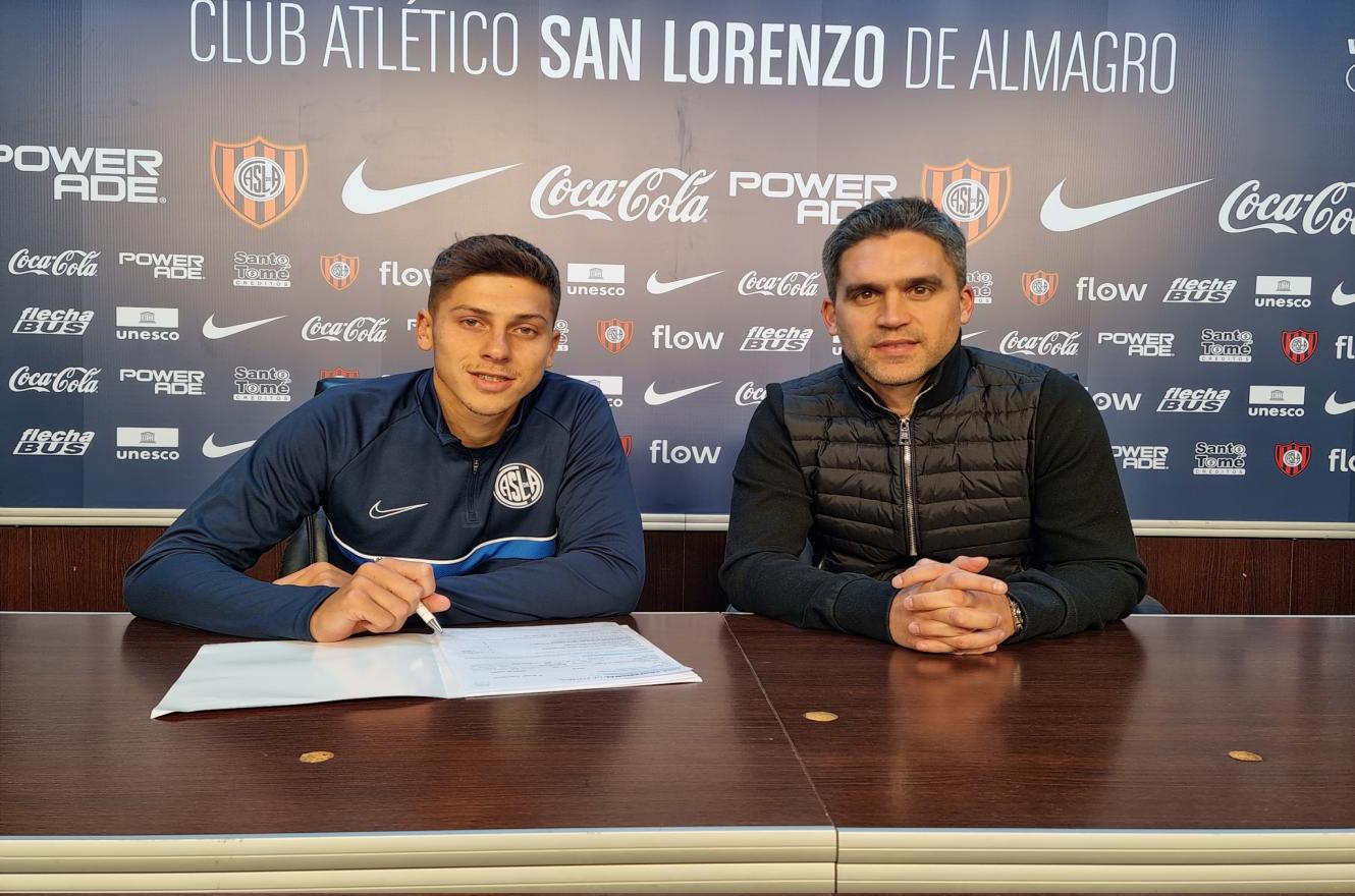 Diego Calcaterra fue oficializado como segundo refuerzo de San Lorenzo
