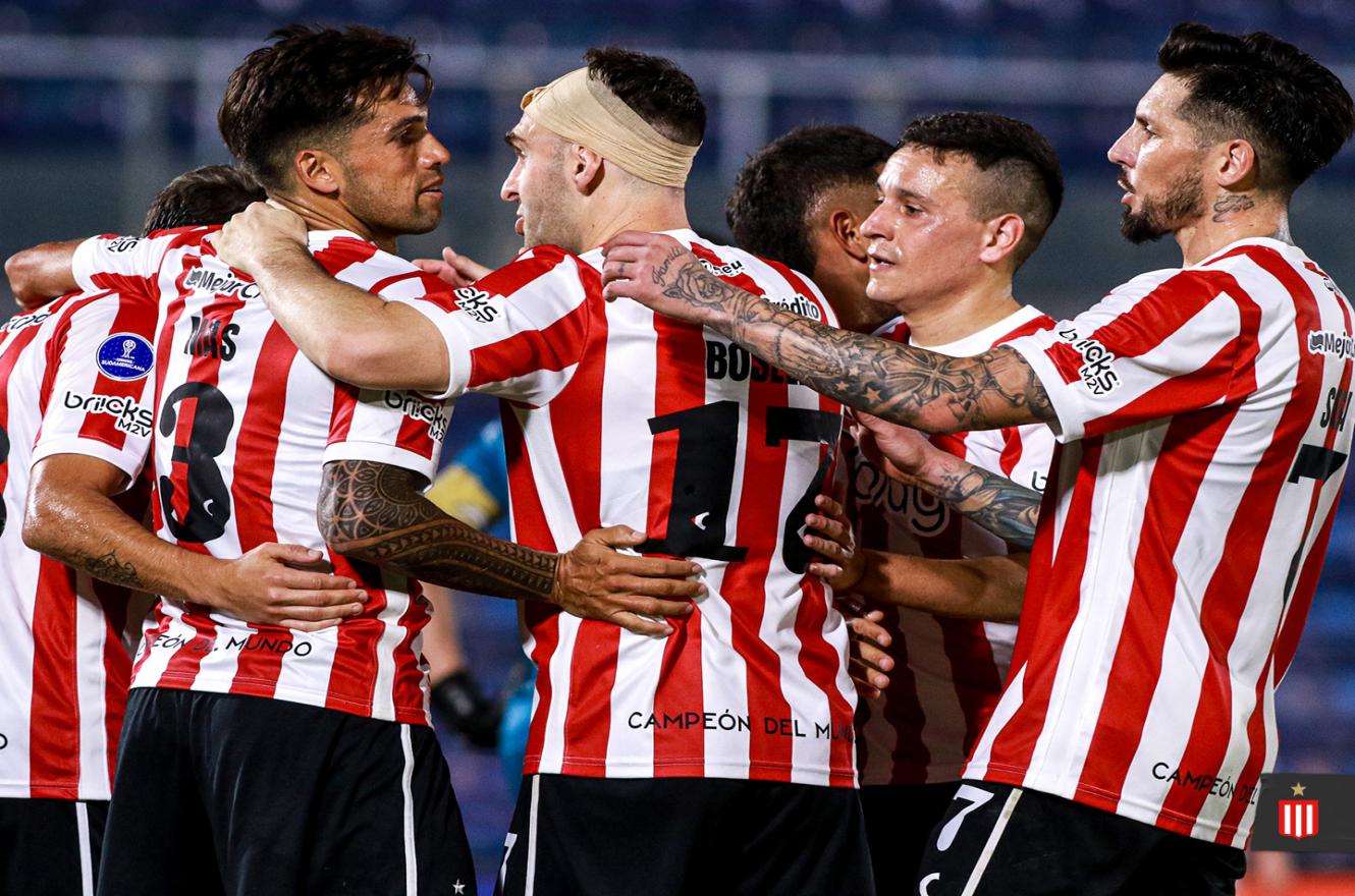 Copa Sudamericana: con aporte entrerriano, Estudiantes de La Plata goleó a Tacuary