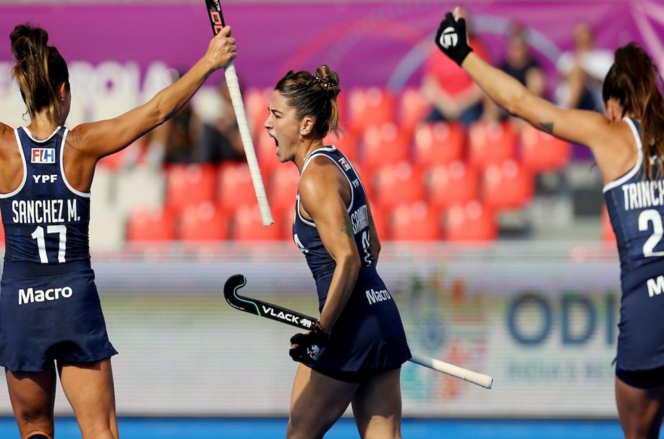 Las Leonas vencieron a Inglaterra y se clasificaron a las semifinales del Mundial