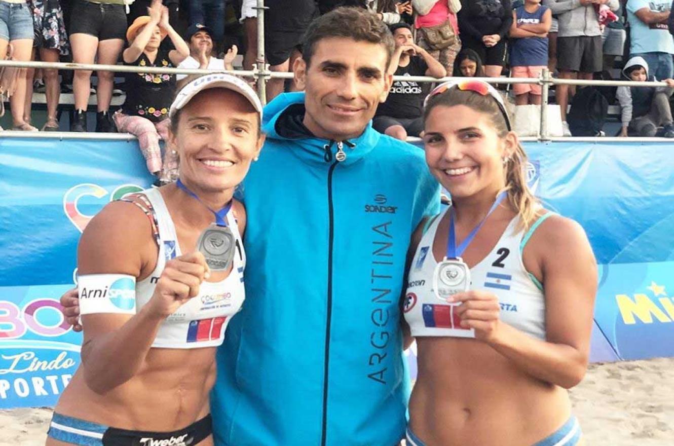 Beach Volley: la entrerriana Gallay abrió con un segundo puesto el Circuito Sudamericano
