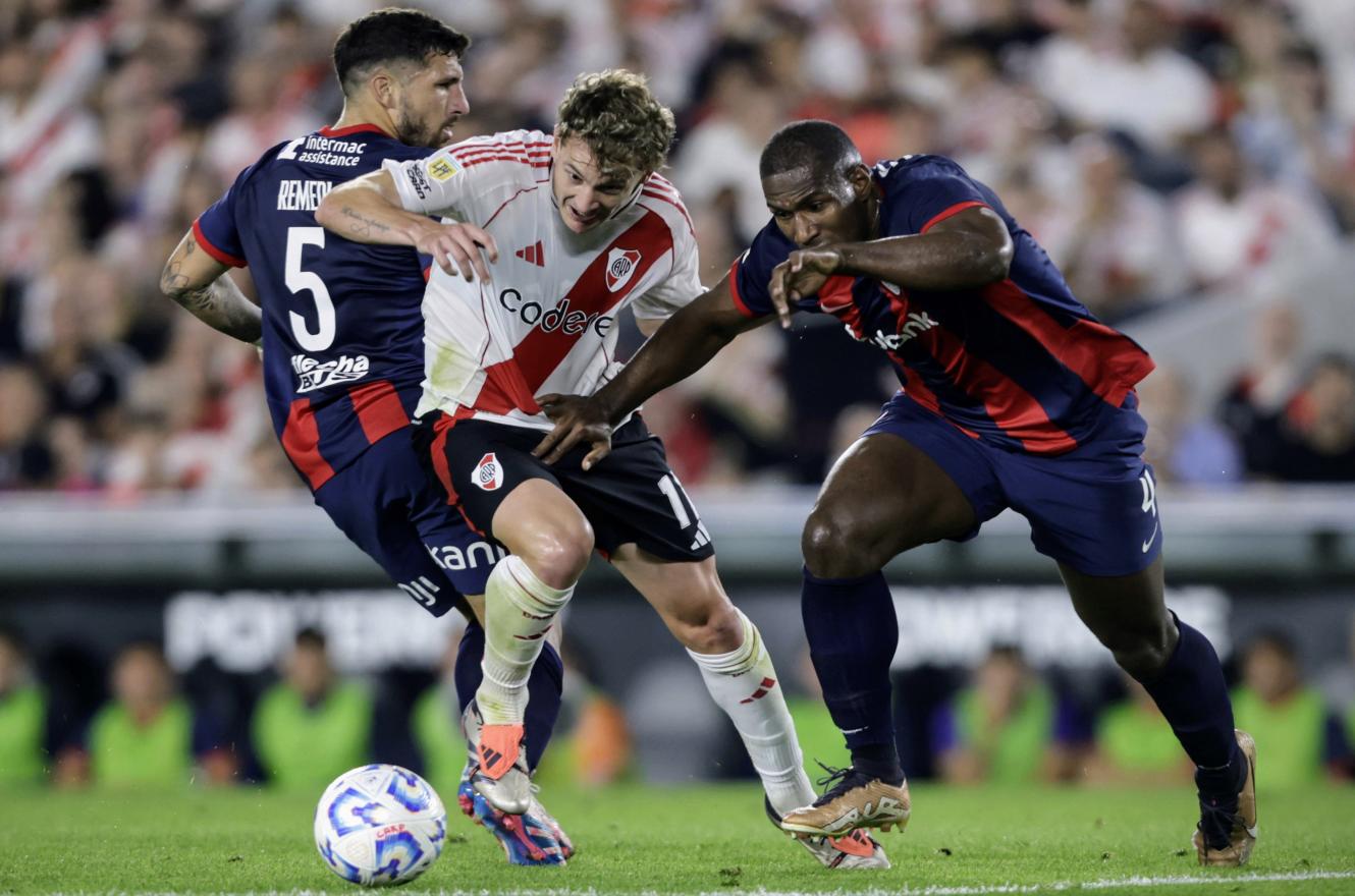 River y San Lorenzo quedaron a mano en el clásico pendiente de la fecha 24