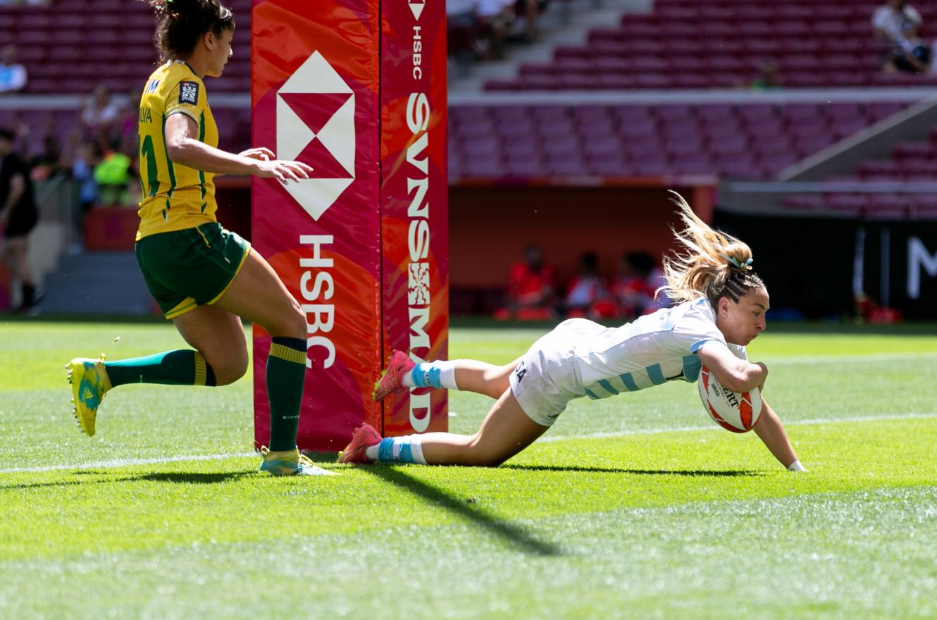Rugby: el aporte de la entrerriana Antonella Reding no le alcanzó a “Las Yaguaretés”