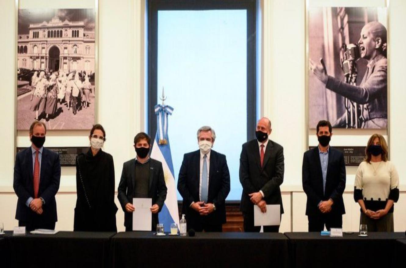 Los gobernadores y la CGT le propondrán a Alberto que asuma la presidencia del PJ