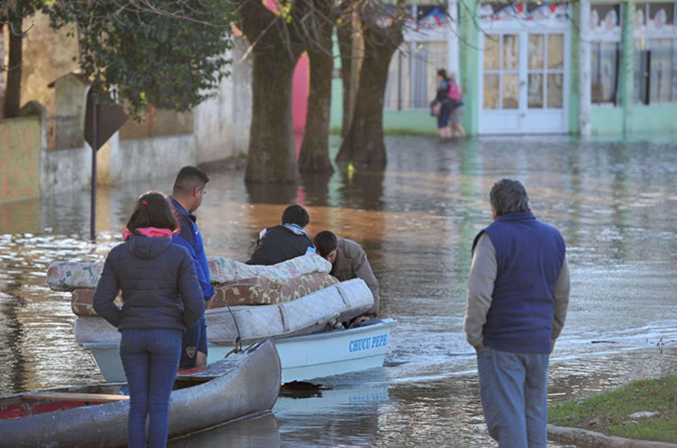 Crecida del río Gualeguaychú