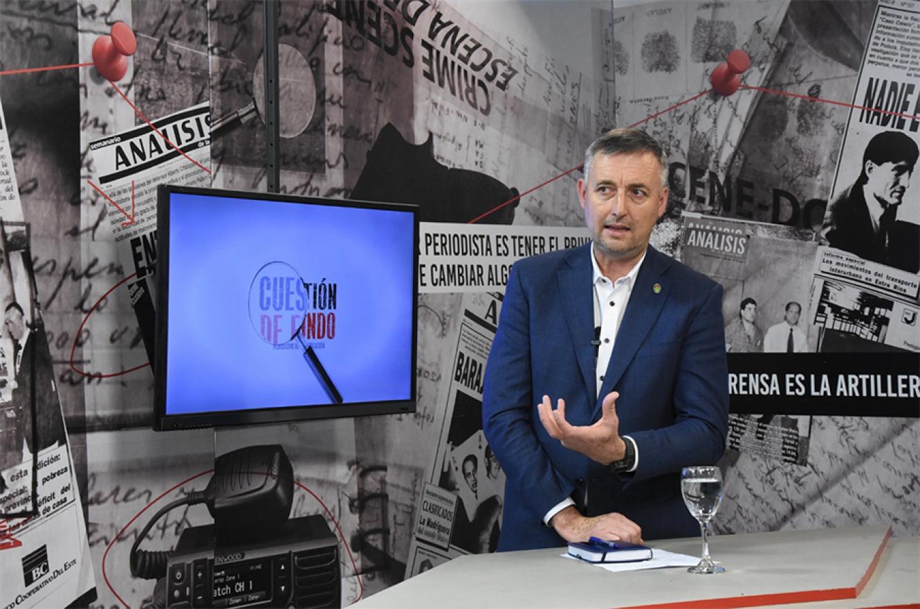 El presidente de la Cámara de Diputados, Gustavo Hein, se mostró optimista respecto del conflicto docente, aunque admitió la disparidad o la asimetría salarial que es necesario equilibrar.