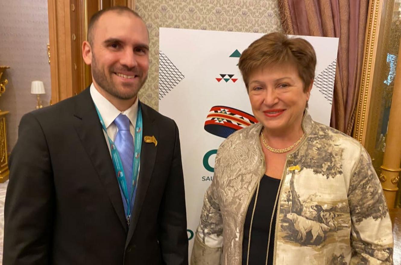 Guzmán con Georgieva