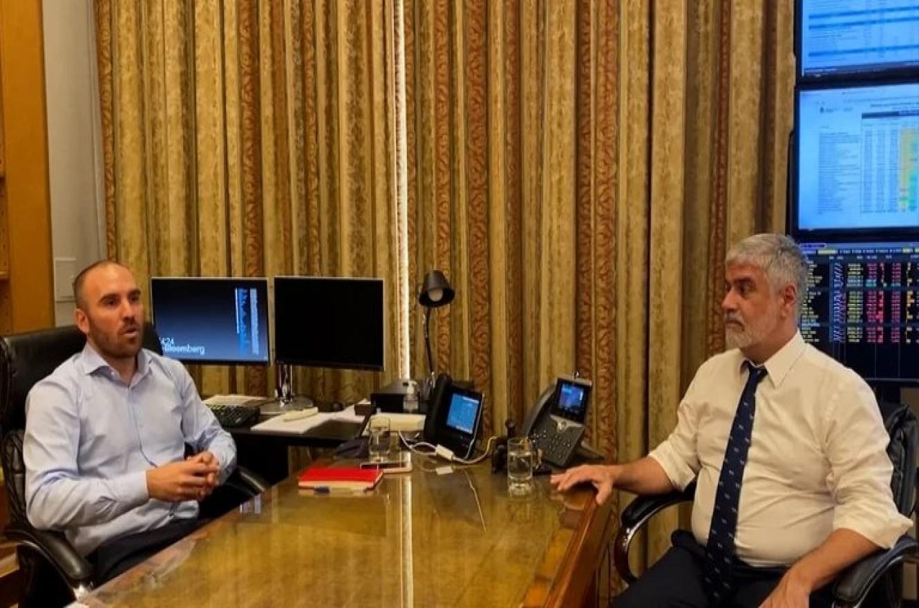 Guzmán y Feletti se reunieron con el FMI