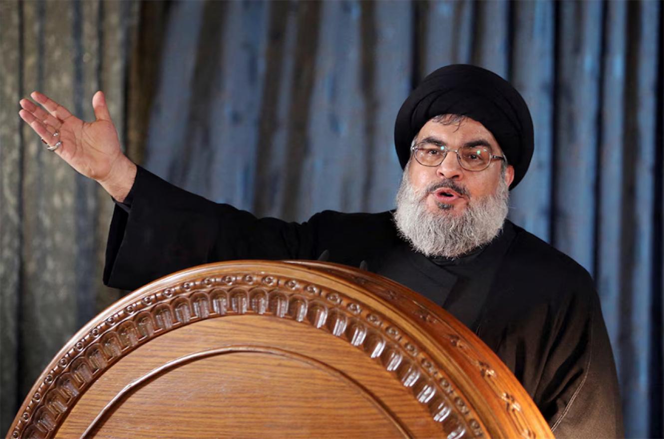Hassan Nasrallah, el jefe de Hezbollah abatido en Beirut.