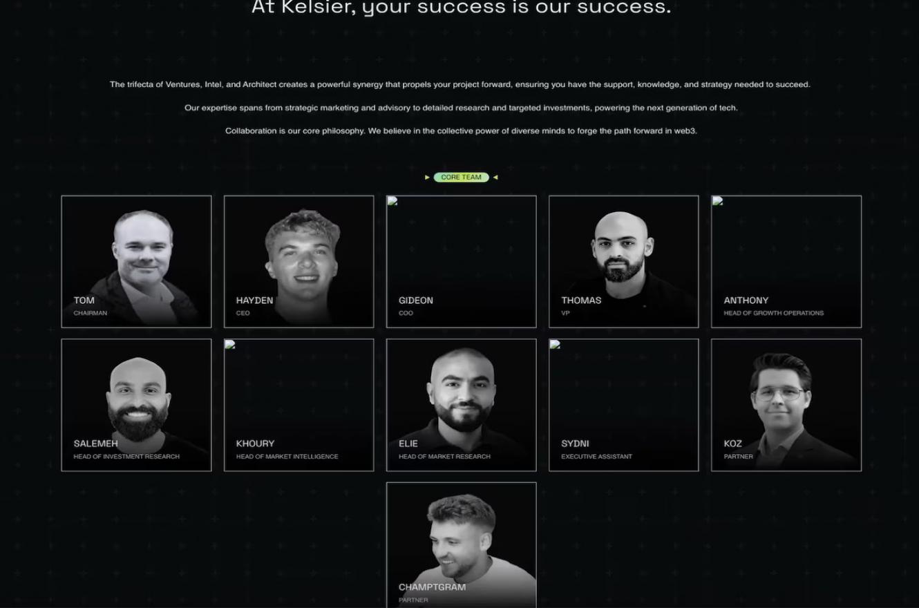 Web original de la empresa Kelsier Adventures donde figuraban como directivos Heyden Davis, su padre Tom y su hermano Gideon. Ya no está visible en internet.