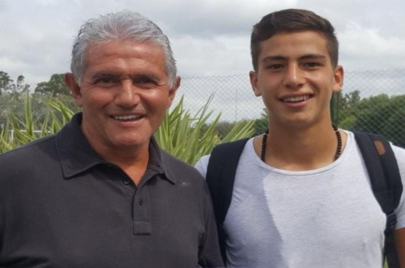 El hijo del entrerriano Jorge Burruchaga se sumó a las prácticas de Arsenal de Sarandí