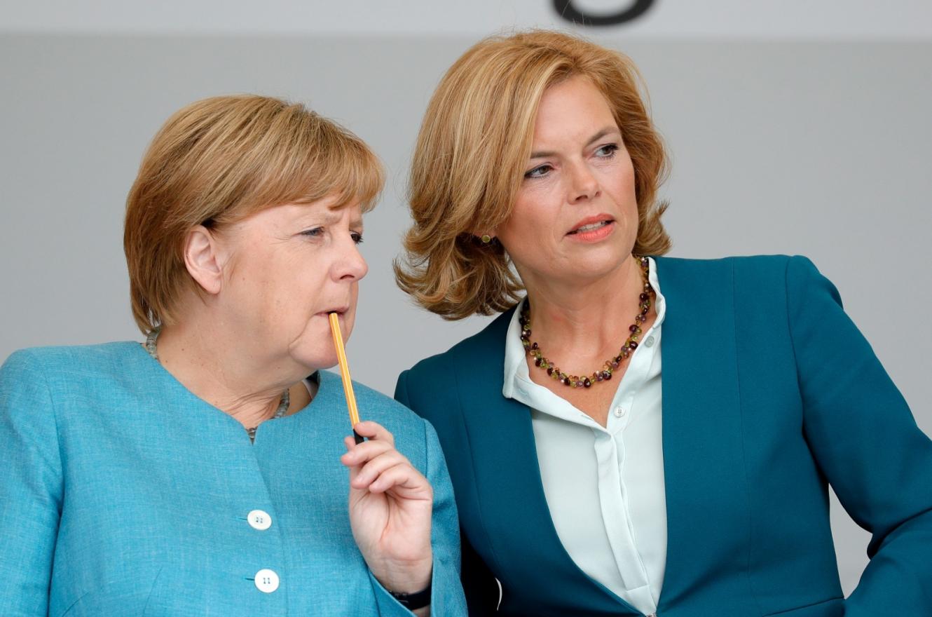 Klockner y Merkel