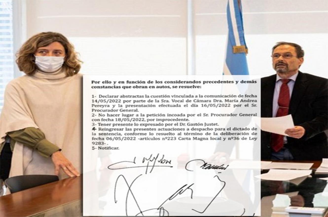 El STJ ad hoc rechazó la reclamación de la fiscal Goyeneche, y le dio continuidad al trámite del Jury a cargo del Jurado de Enjuiciamiento para que dicte sentencia.