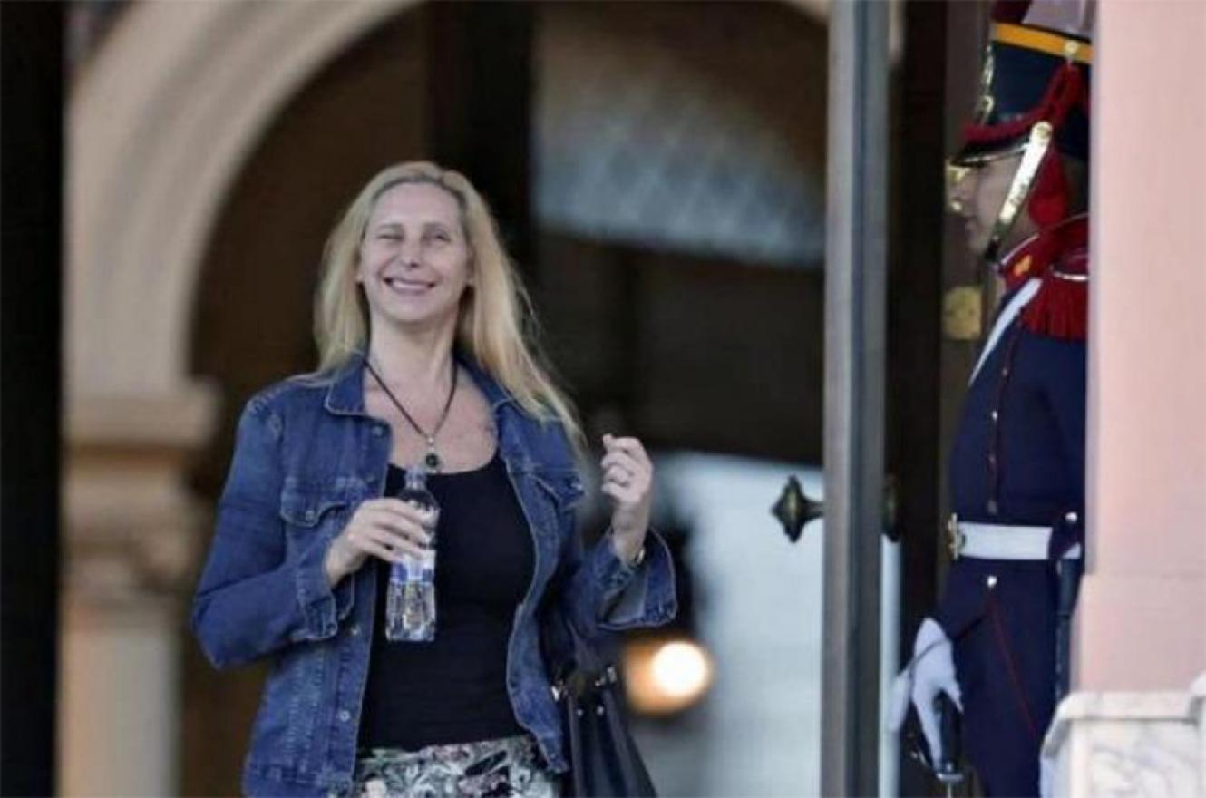 Karina Milei, en una imagen reciente a la salida de la Casa Rosada.