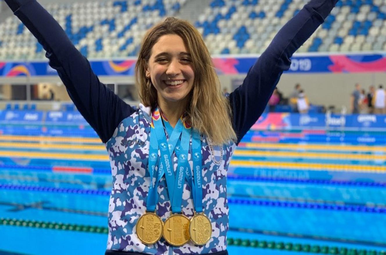 Natación: Delfina Pignatiello anunció su retiro de la alta competencia