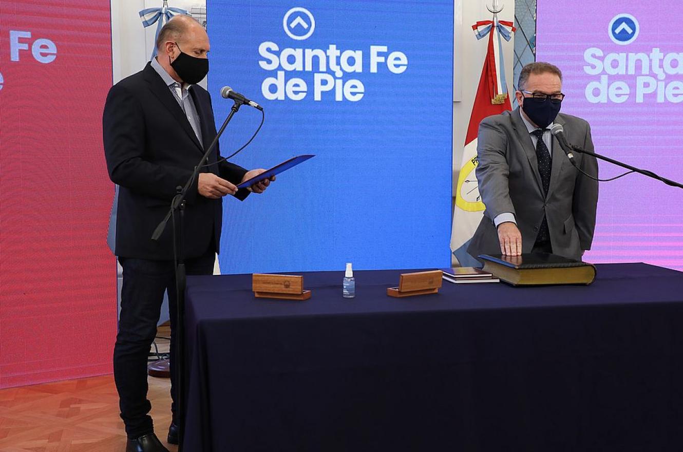 Jorge Lagna asumió como ministro de Seguridad de Santa Fe