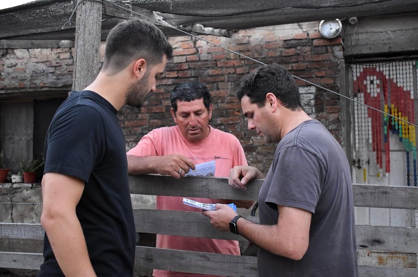 Tomás Ledesma con Bastian en San José