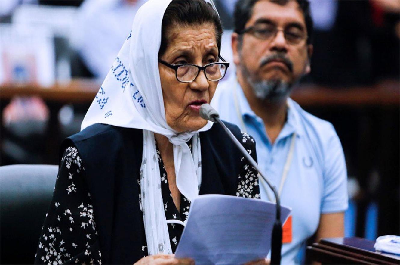 La madre del soldado Alberto Agapito Ledo apeló la absolución de Milani ante la Cámara de Casación Penal.
