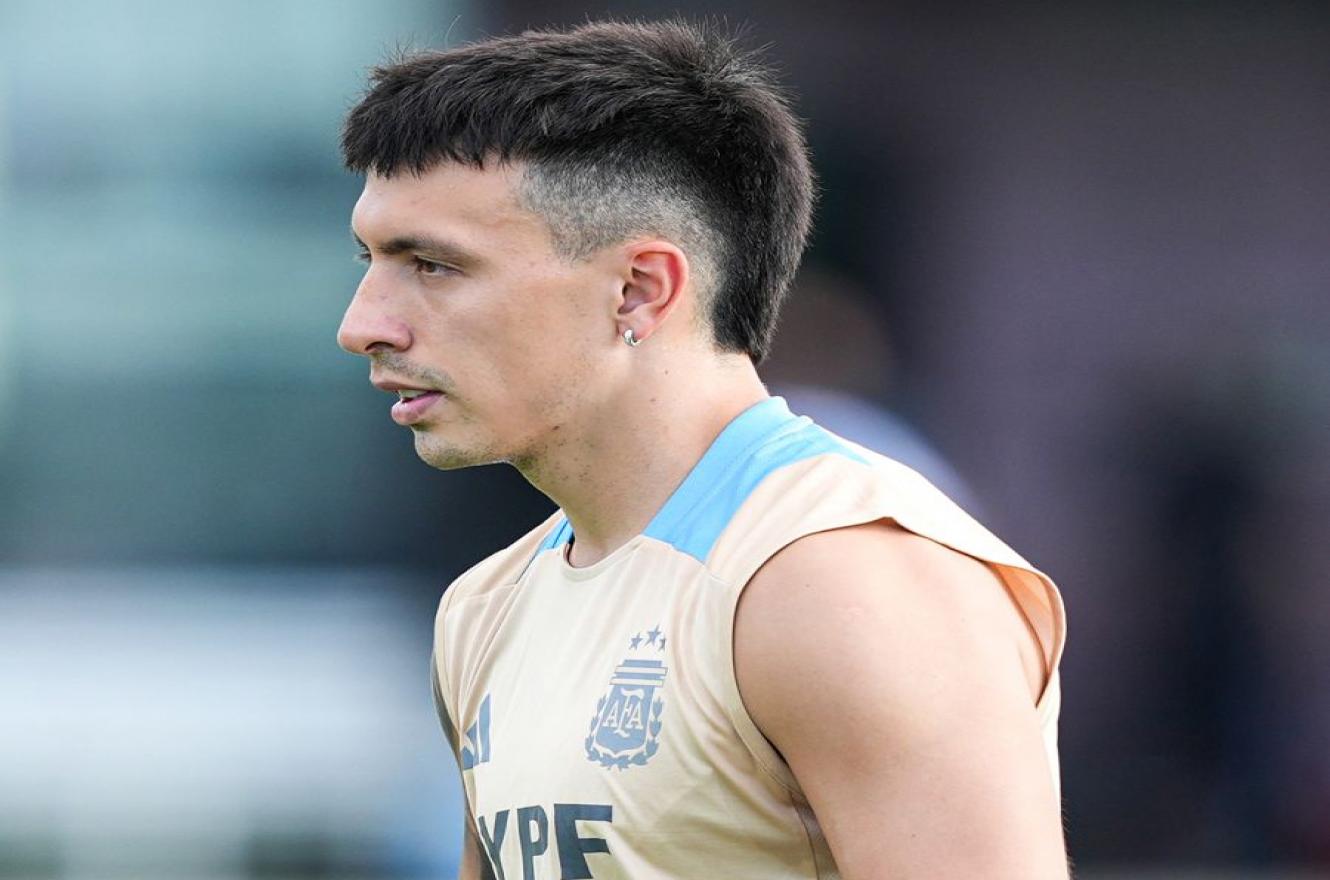 “Nuestra es expectativa es ganar la Copa América”, reconoció el gualeyo Lisandro Martínez