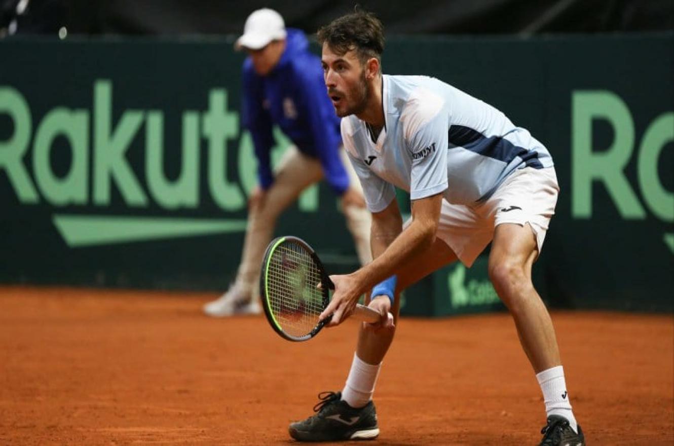 Tenis: Londero venció a Giraldo e igualó la serie por la Copa Davis