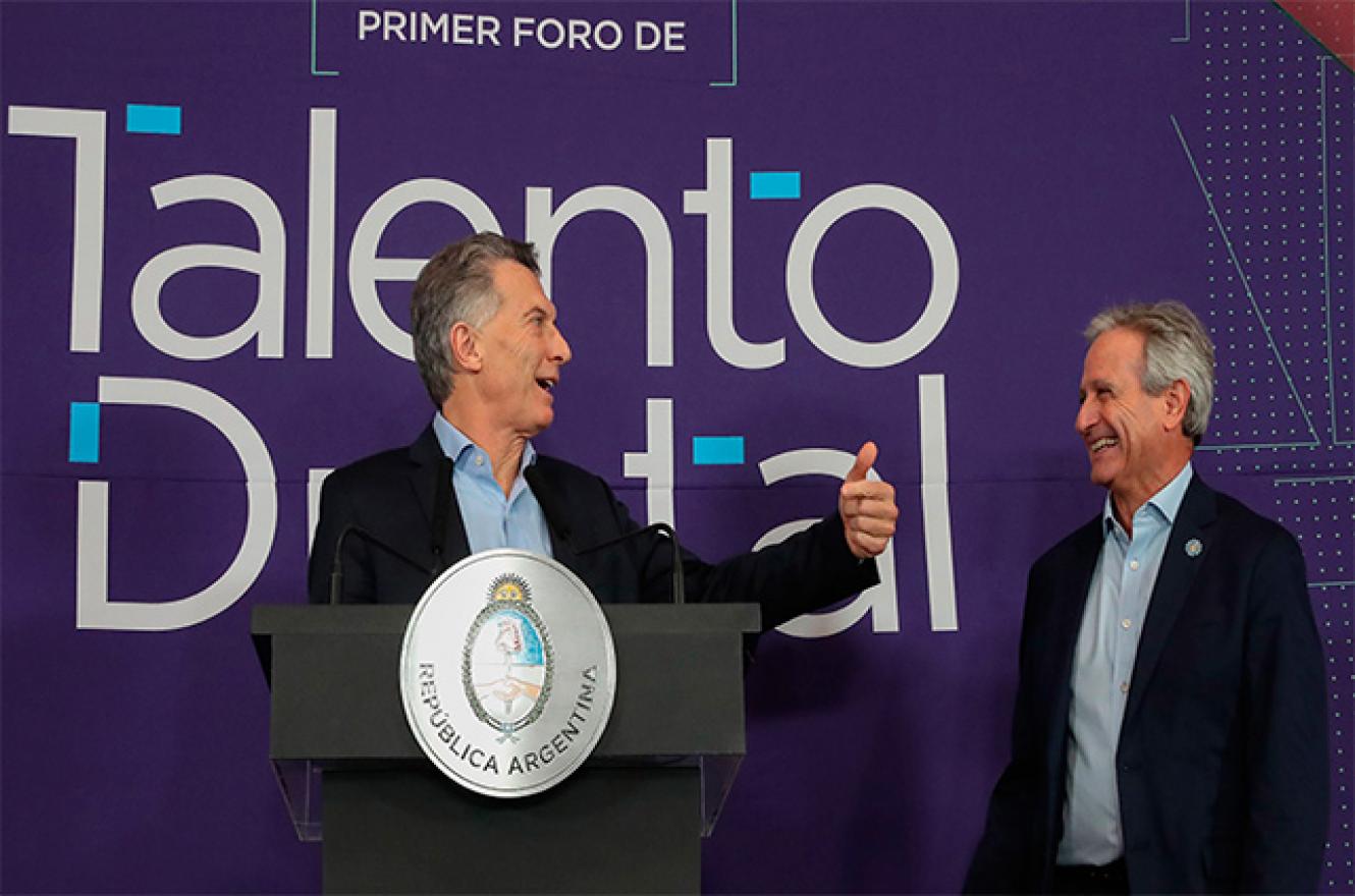Macri anunció la entrega de 10.000 becas de capacitación digital