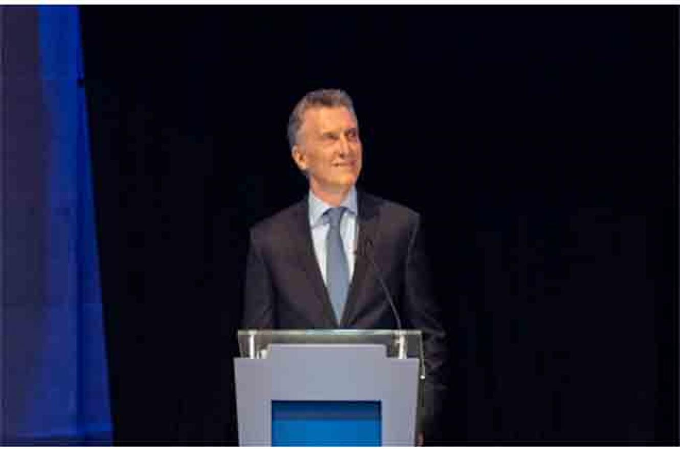 Macri en el debate presidencial en Santa Fe
