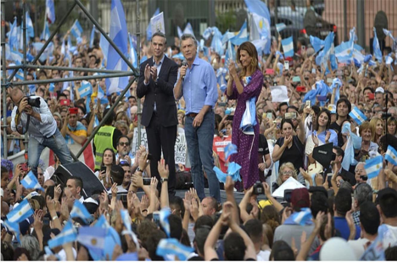Mauricio Macri despedida del gobierno
