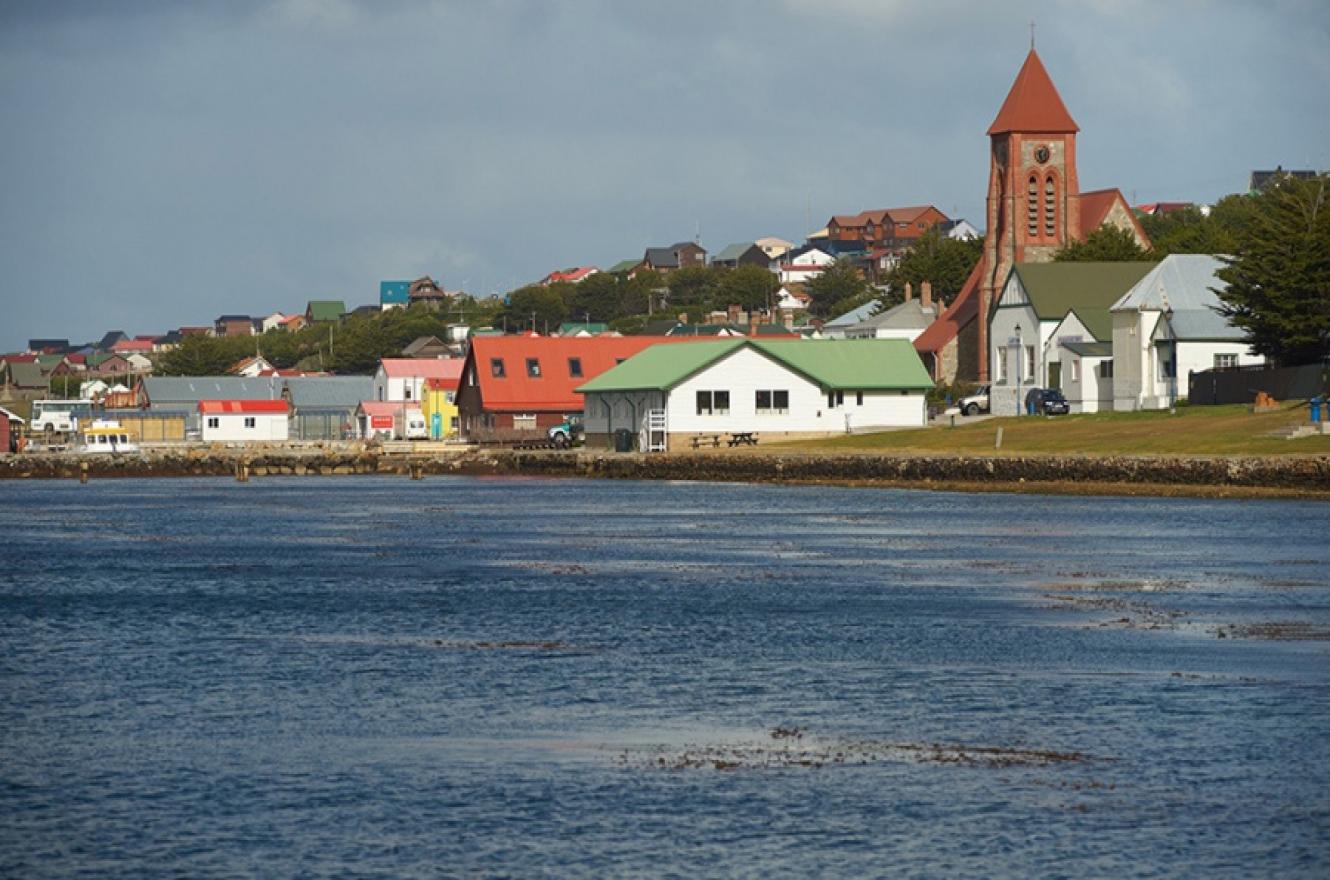 Imagen de archivo de Puerto Argentino.