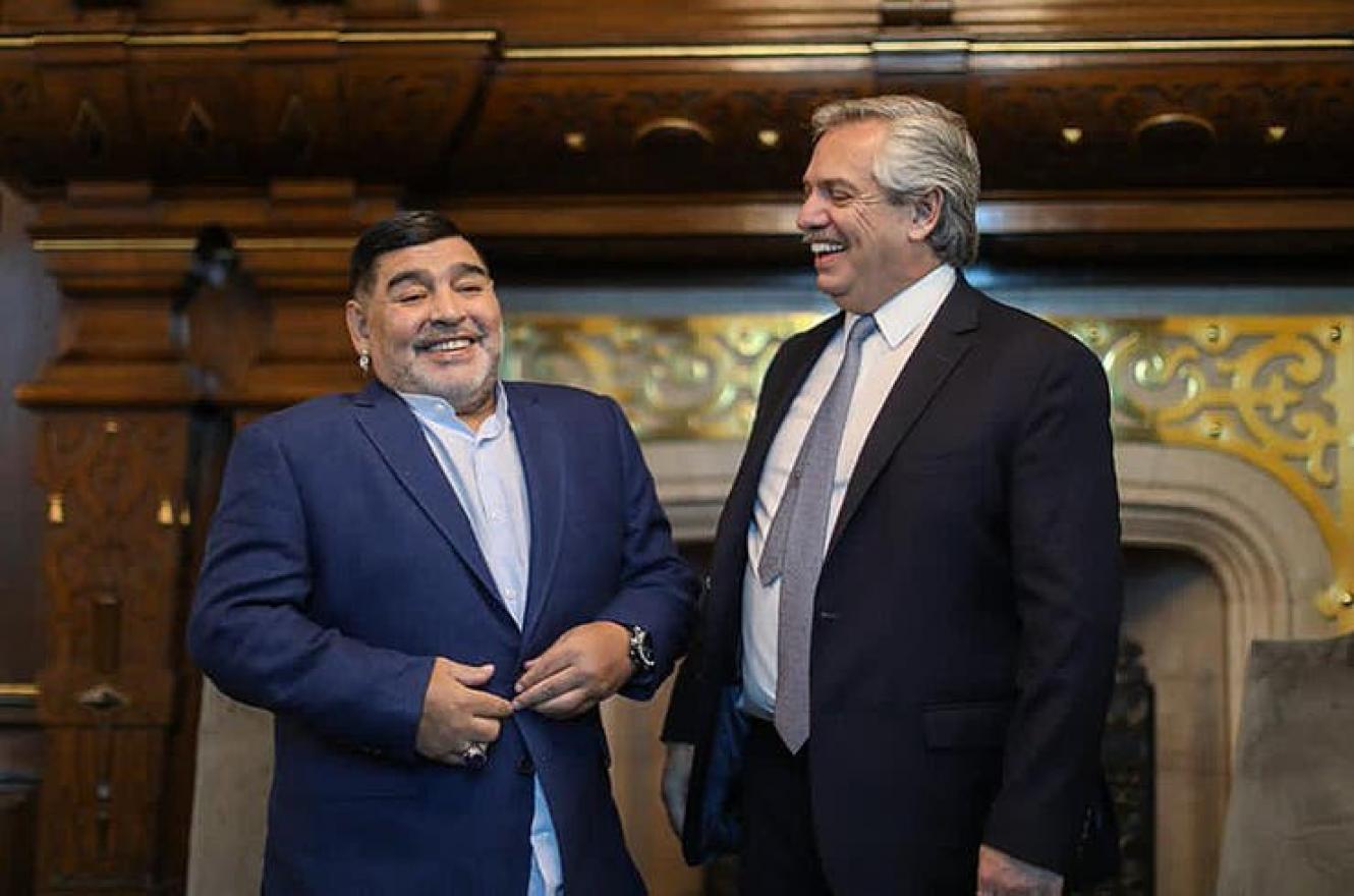 Maradona y Fernández