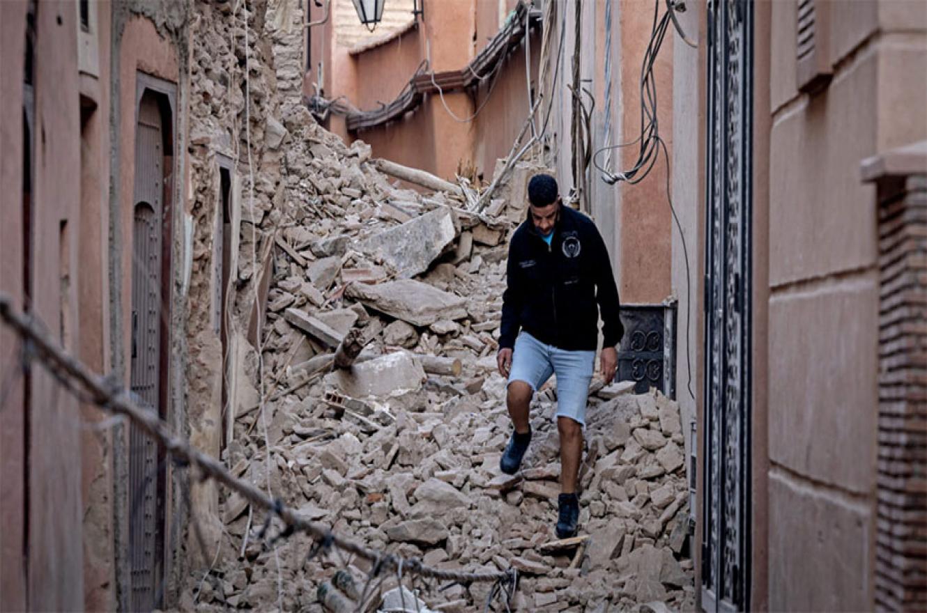 El seísmo que sacudió Marruecos ha matado al menos a 2.012 personas y herido a otras 2.059.