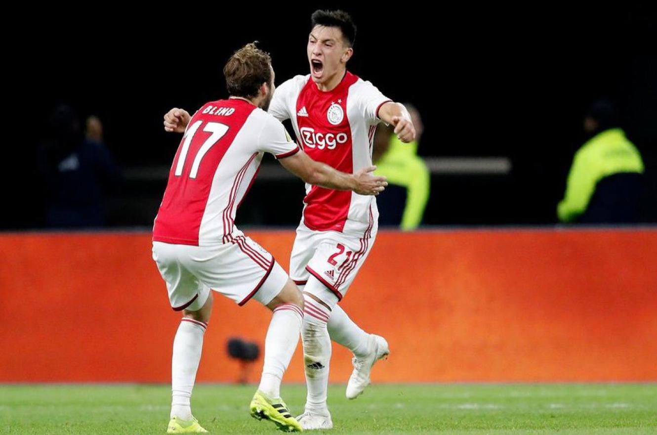 El gualeyo Lisandro Martínez podría ser campeón sin terminar la temporada con Ajax
