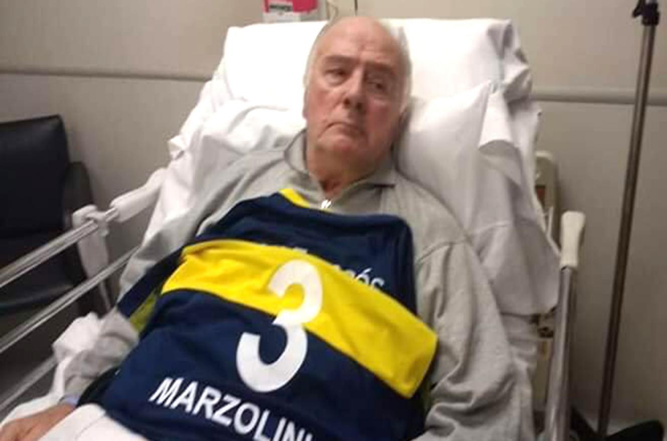 El ex Boca Silvio Marzolini está internado en su casa y en grave estado