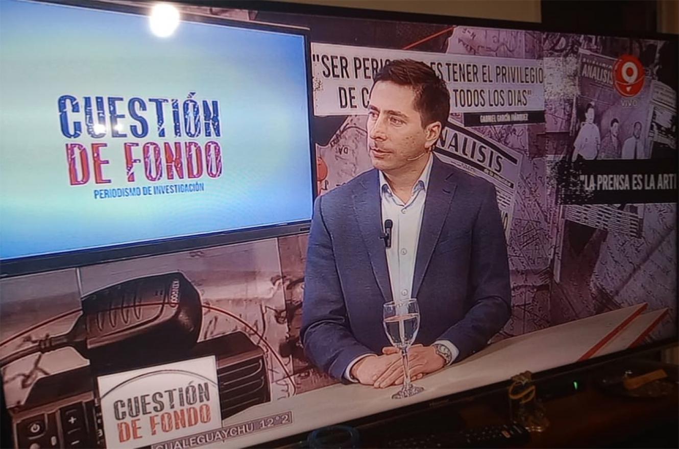 Mauricio Colello además de anunciar que se pidió una conciliación obligatoria en el conflicto docente, adelantó que se acercará una nueva propuesta salarial. Imagen de la televisión.