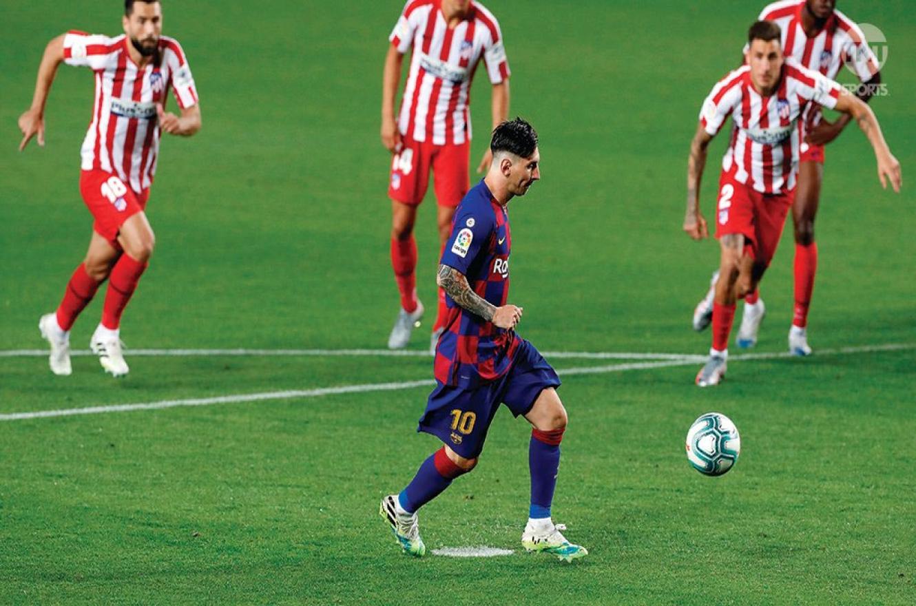 Lionel Messi llegó a los 700 goles, pero su festejo no fue completo