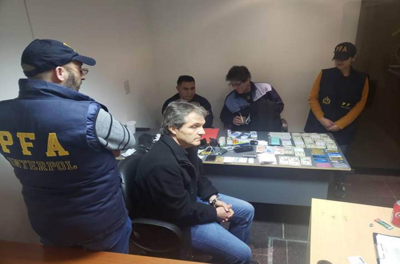El empresario argentino-mexicano Carlos Ahumada Kurtz quedó detenido el viernes en el Aeroparque Jorge Newbery.