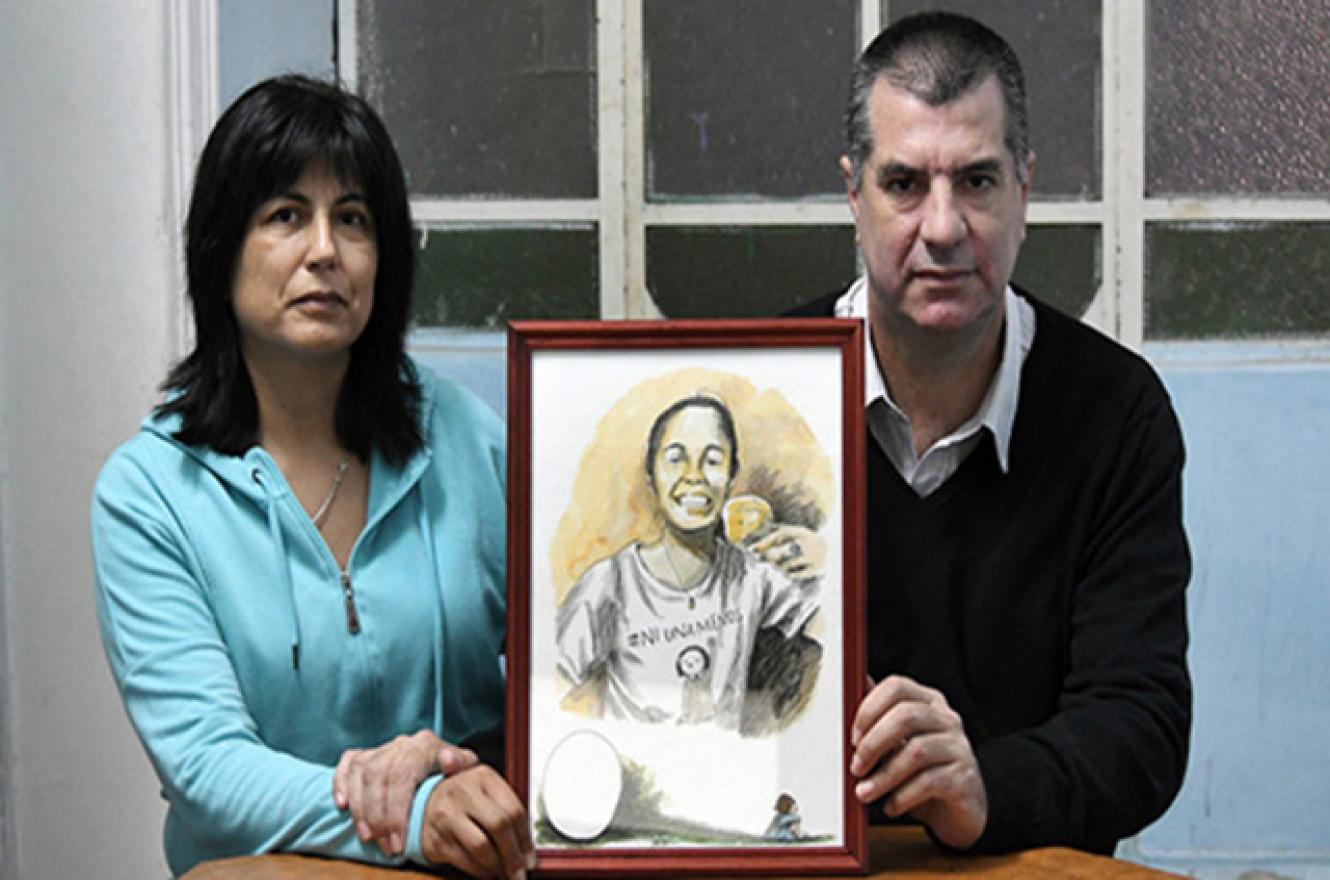 Andrea Lescano y Néstor "Yuyo" García 