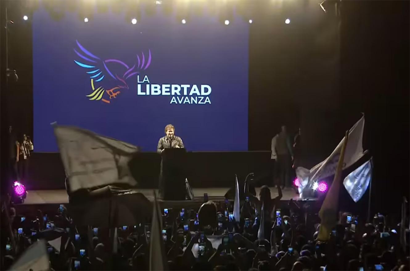 Milei lanza el partido de La Libertad Avanza y arremetió contra la clase política y los medios de comunicación.
