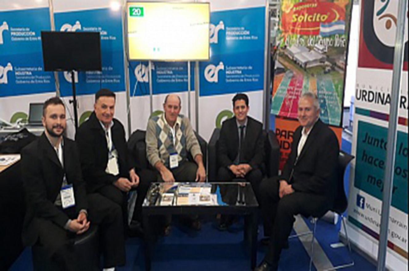 Mornacco promocionó el parque industrial de Urdinarrain en Buenos Aires