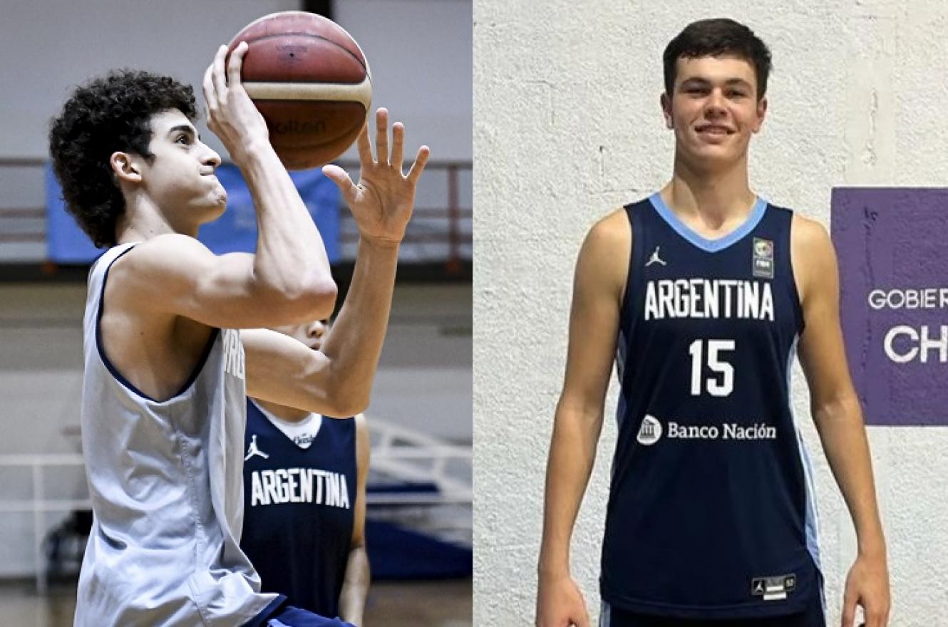 Básquet: citaron a dos entrerrianos a la preselección argentina U18 rumbo al FIBA Américas