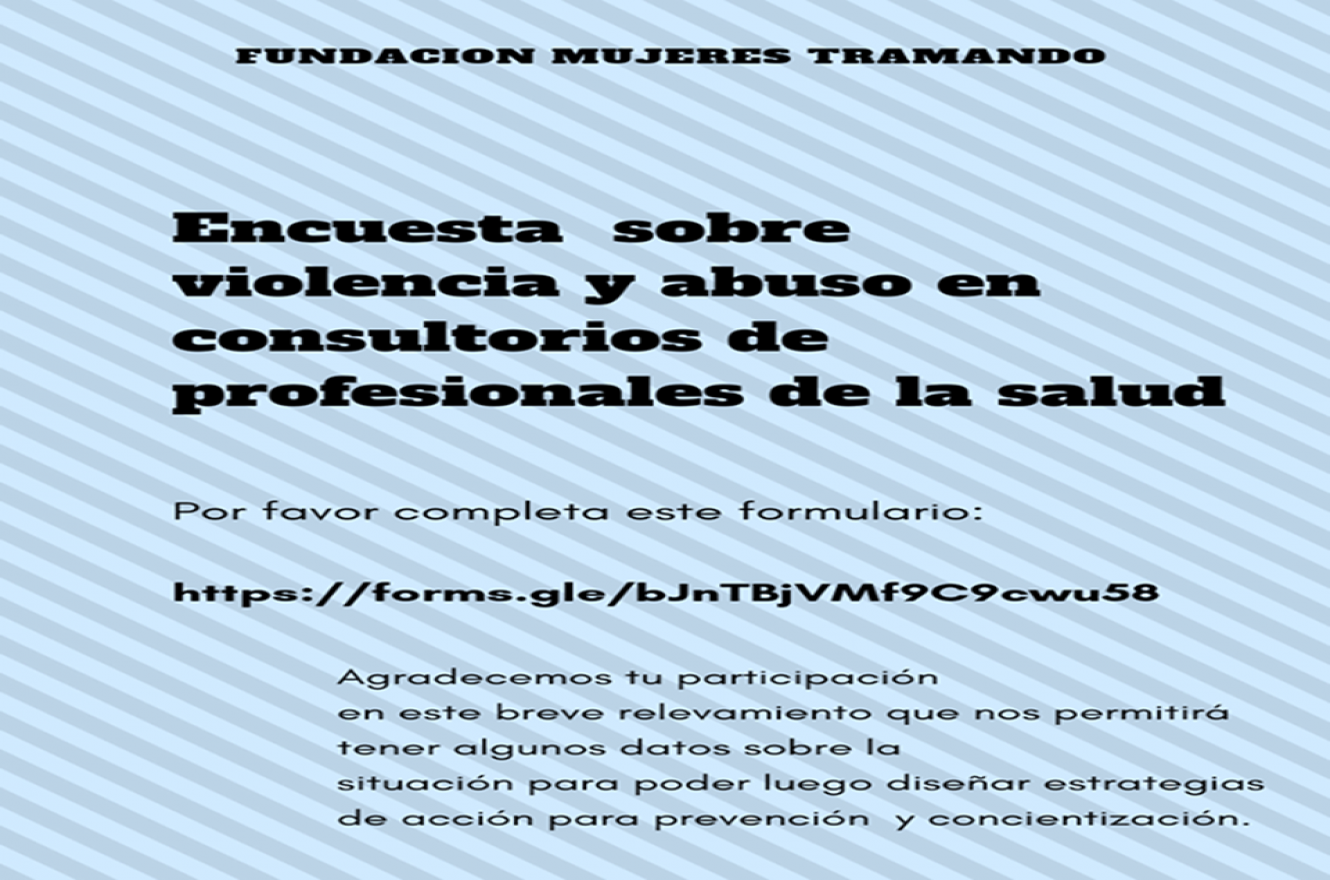 Mujeres Tramando encuesta violencia médica