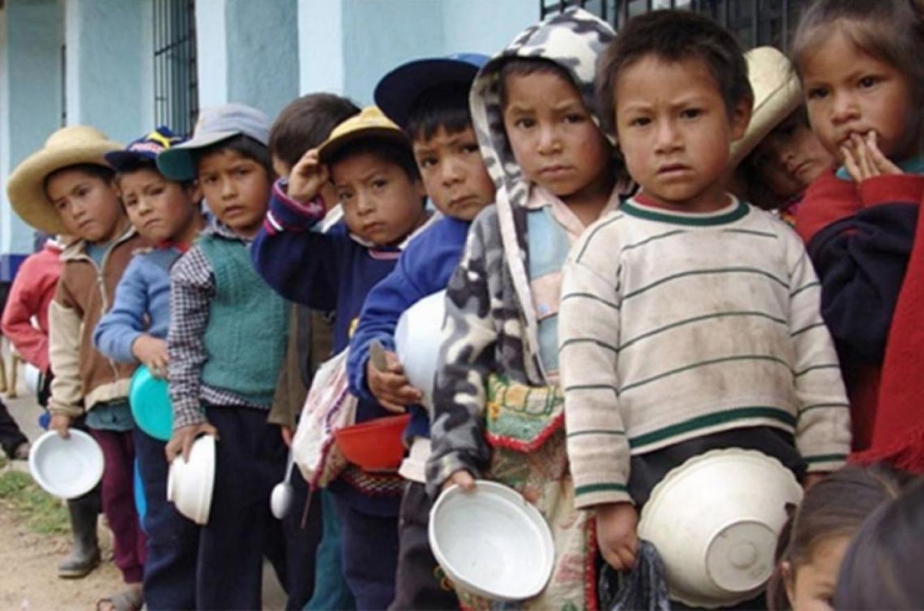 Niños pobres.