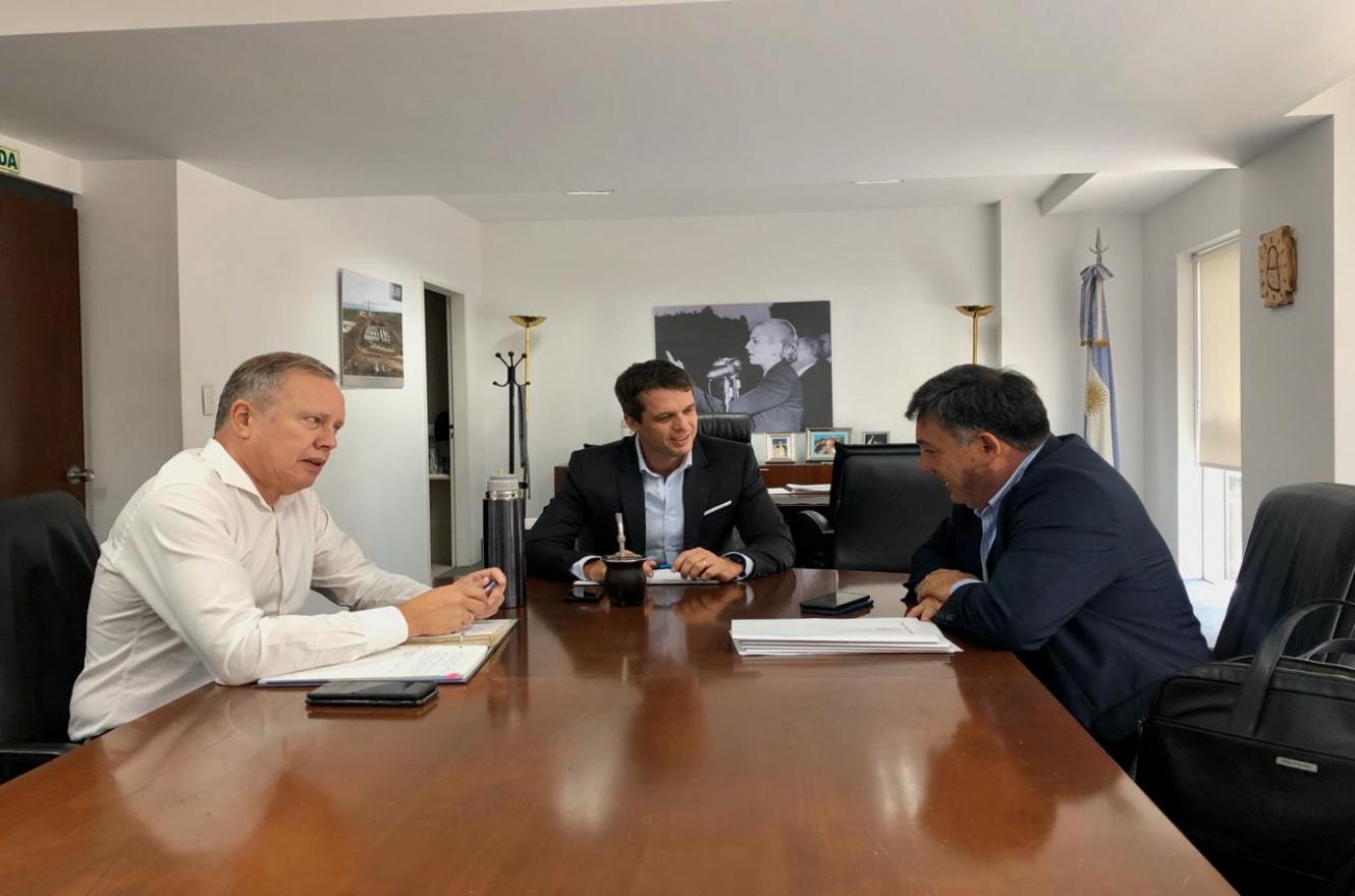 Martín Oliva con Enrique Cresto