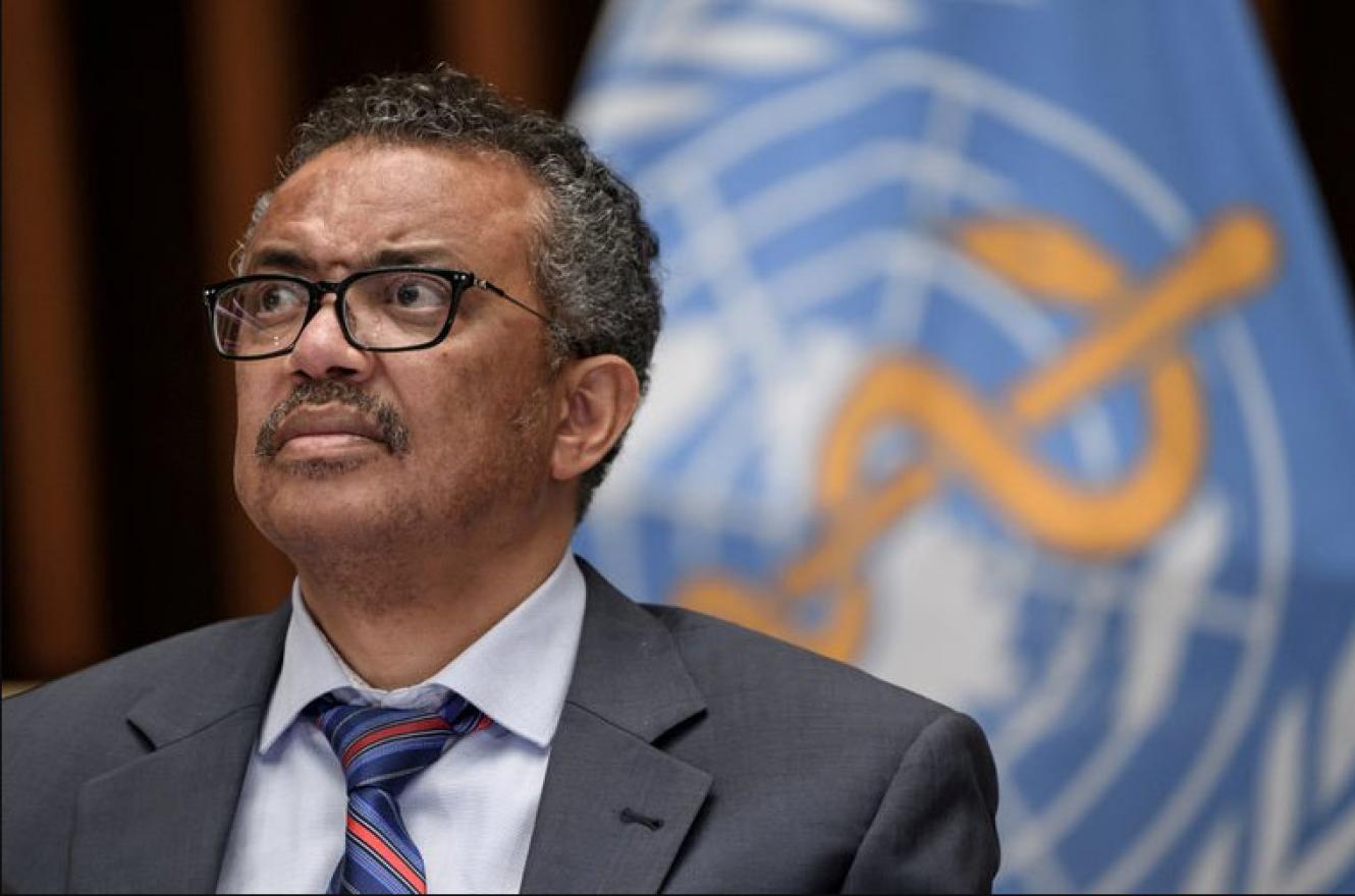 Director general de la Organización Mundial de la Salud (OMS), Tedros Adhanom Ghebreyesus