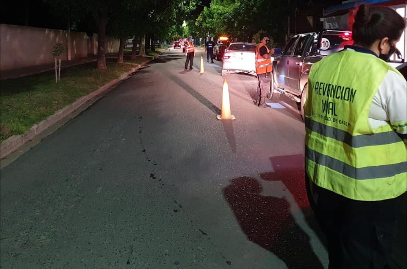 operativo de tránsito Crespo
