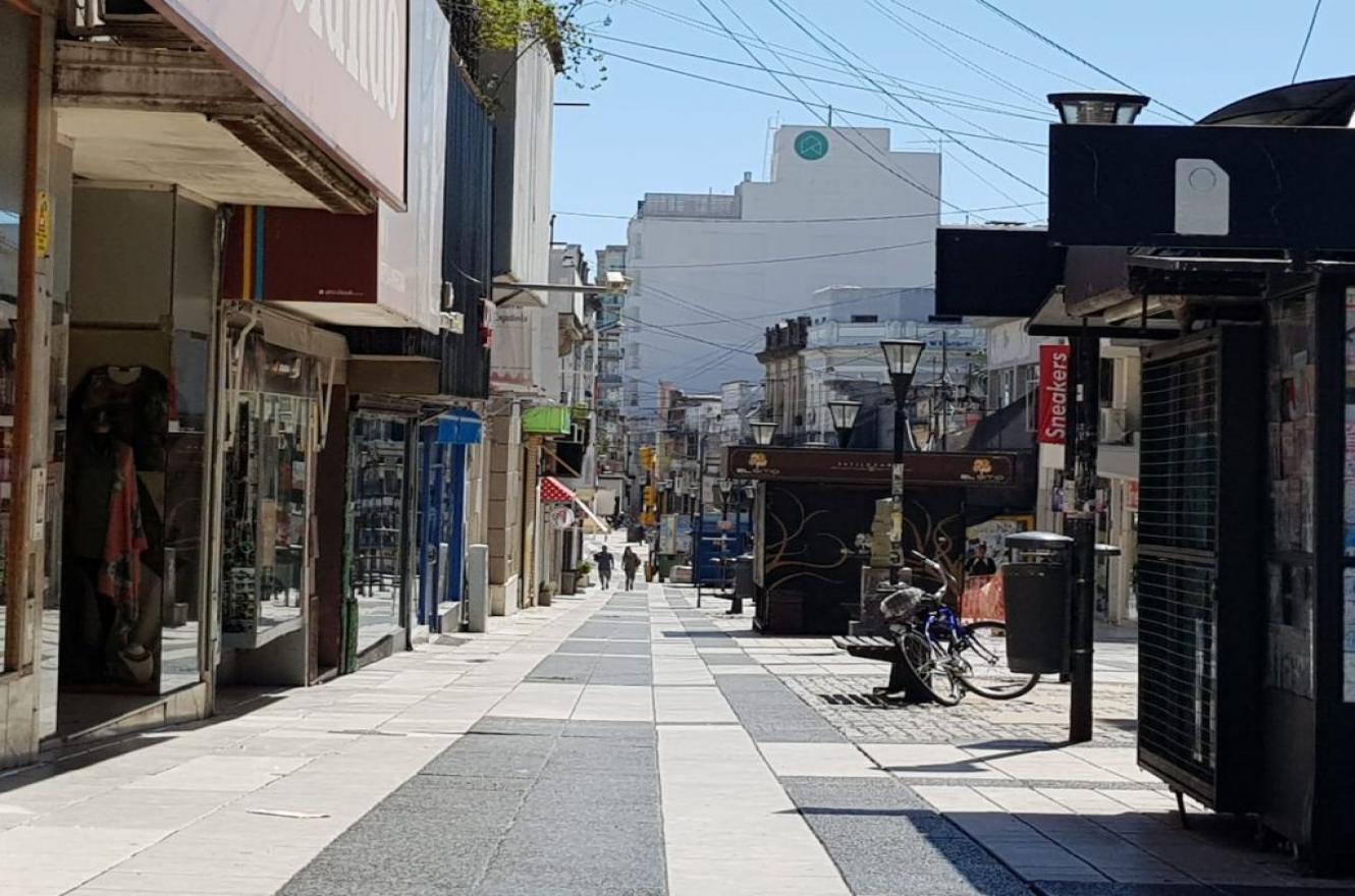 La peatonal en cuarentena